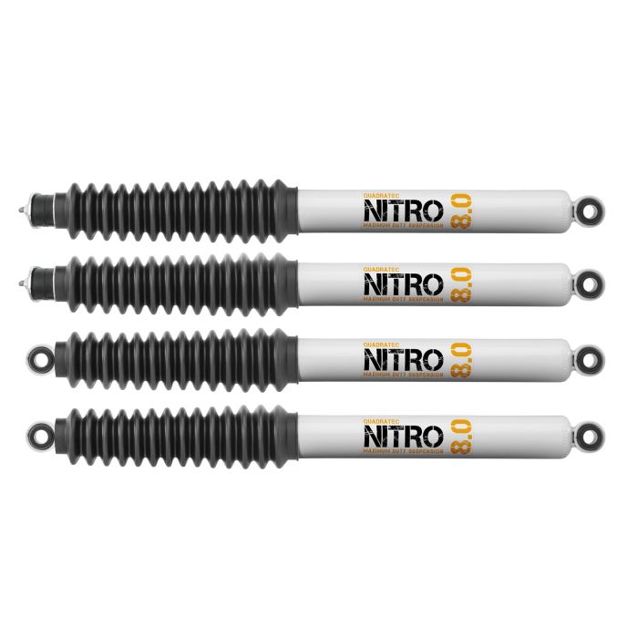 Quadratec  Maximum Duty Nitro 8.0 Shock Kit for 18-23 Jeep Wrangler JL with 2.5" Lift