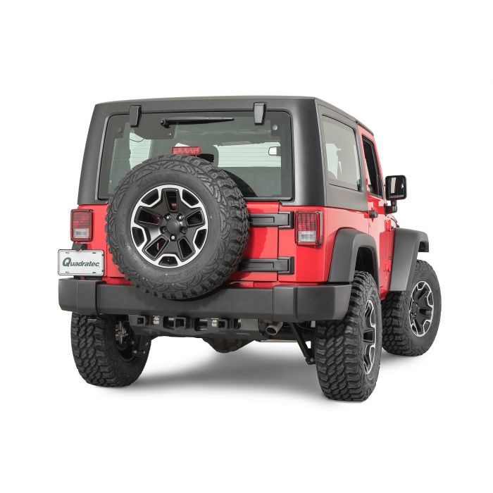 Quadratec  Aluminum Modular Muffler Skid Plate for 07-18 Jeep Wrangler JK