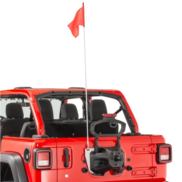Quadratec  Trail Flag with Mount Kit for 18-21 Jeep Wrangler JL