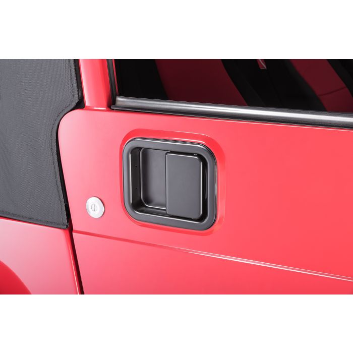 Quadratec  Full Steel Door Outside Paddle Handle for 82-95 Jeep CJ & Wrangler YJ Passenger Side, 97-06 Wrangler TJ Drivers Side