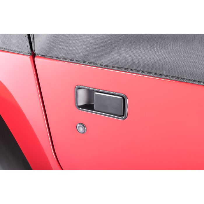Quadratec  Passenger Side Half Door Handle for 87-06 Jeep Wrangler YJ, TJ or Tailgate Handle for 94-06 Jeep Wrangler YJ, TJ