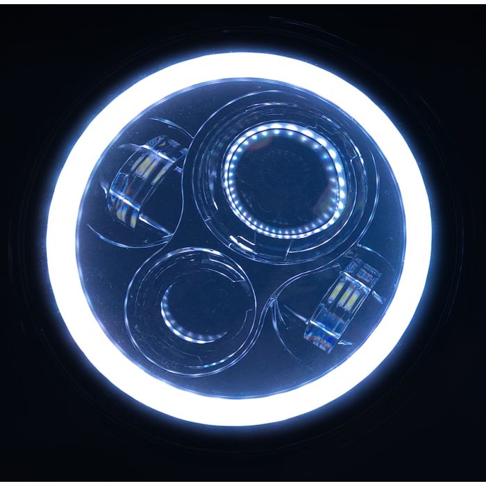 Quake LED QTE960 Halo 9" LED Headlights with DRL for 18-20 Jeep Wrangler JL & Gladiator JT
