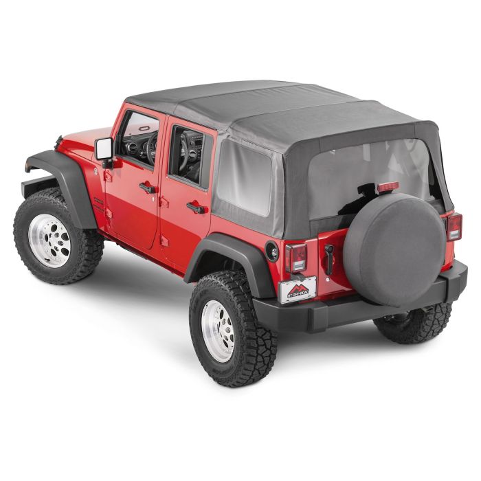 Crown Automotive RT11235T Replacement Soft Top with Tinted Windows for 10-18 Jeep Wrangler JK Unlimited