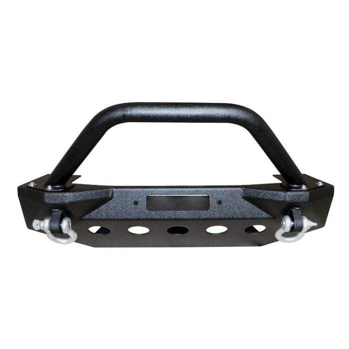 Crown Automotive RT20045 Heavy Duty Stubby Winch Bumper  for 18-21 Jeep Wrangler JL & Gladiator JT