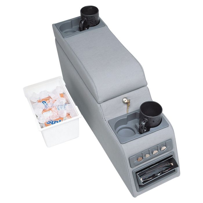LOCKING CENTER CONSOLE GRAY CJ/YJ