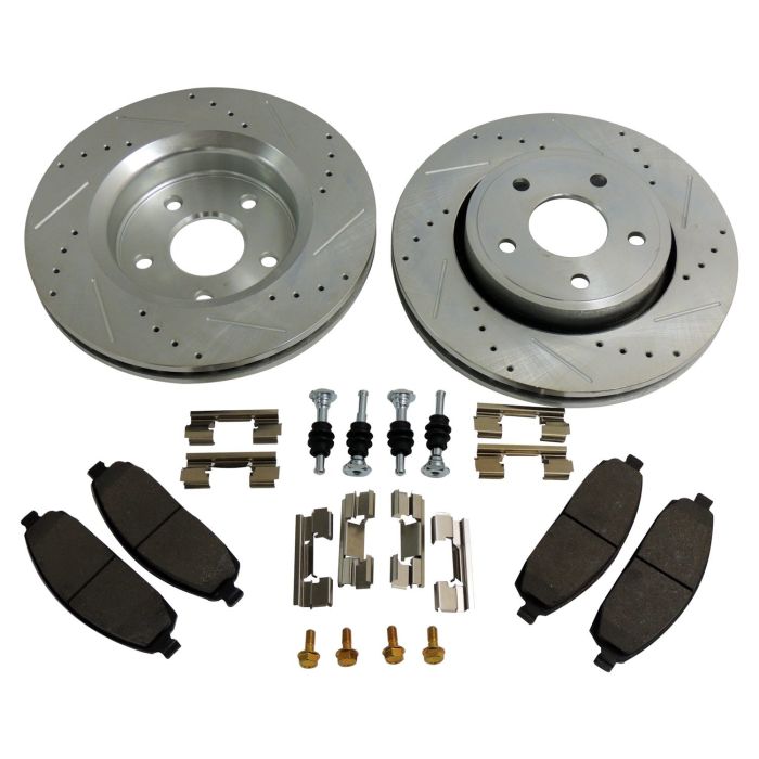 Crown Automotive  Disc Brake Service Kit  for 05-10 Jeep Grand Cherokee WK and 06-10 Commander XK