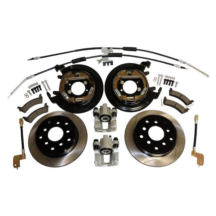 Crown Automotive RT31043 Rear Disc Brake Conversion Kit for 97-06 Jeep Wrangler TJ & 93-98 Grand Cherokee ZJ with Dana 35 Rear Axle &  without ABS Brakes
