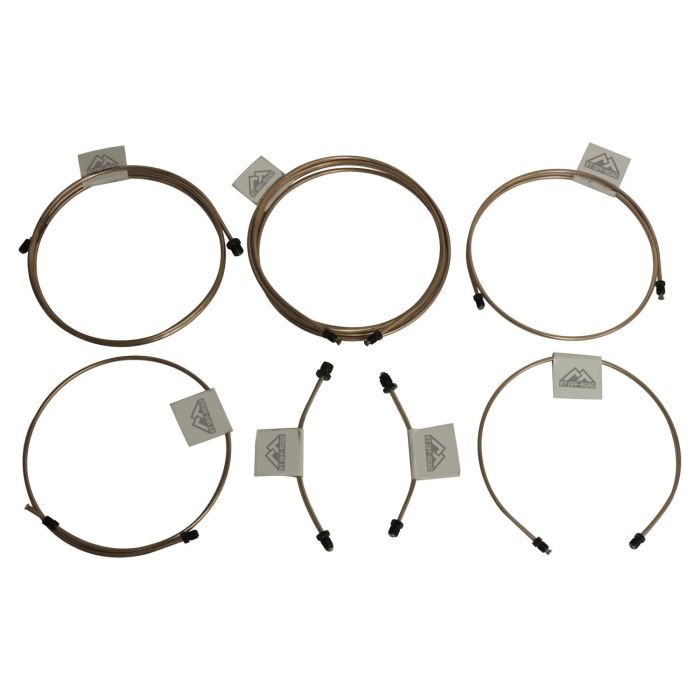 Crown Automotive  Full Brake Line Set  for 97-06 Jeep Wrangler TJ with Drum Brakes