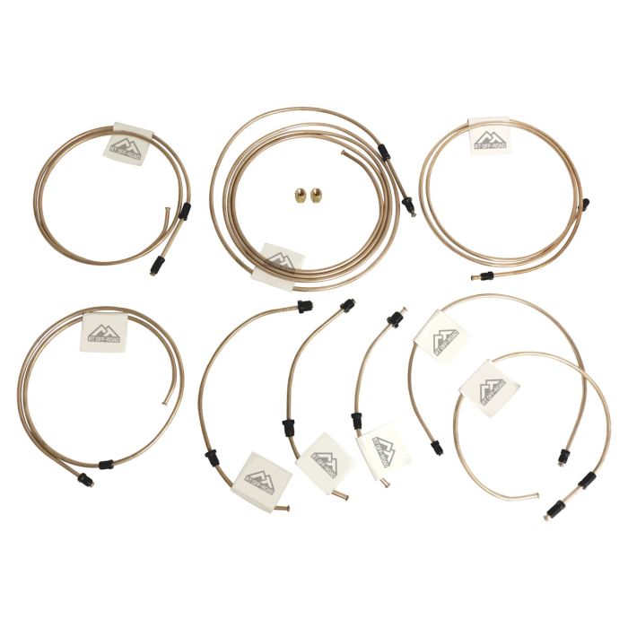 Crown Automotive RT31053 Full Brake Line Set  for 97-01 Jeep Cherokee XJ with Chrysler 8.25 Axle