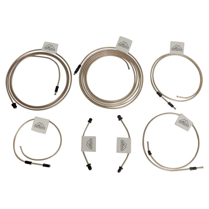 Crown Automotive RT31056 Full Brake Line Set  for 97-06 Jeep Wrangler TJ with Disc Brakes