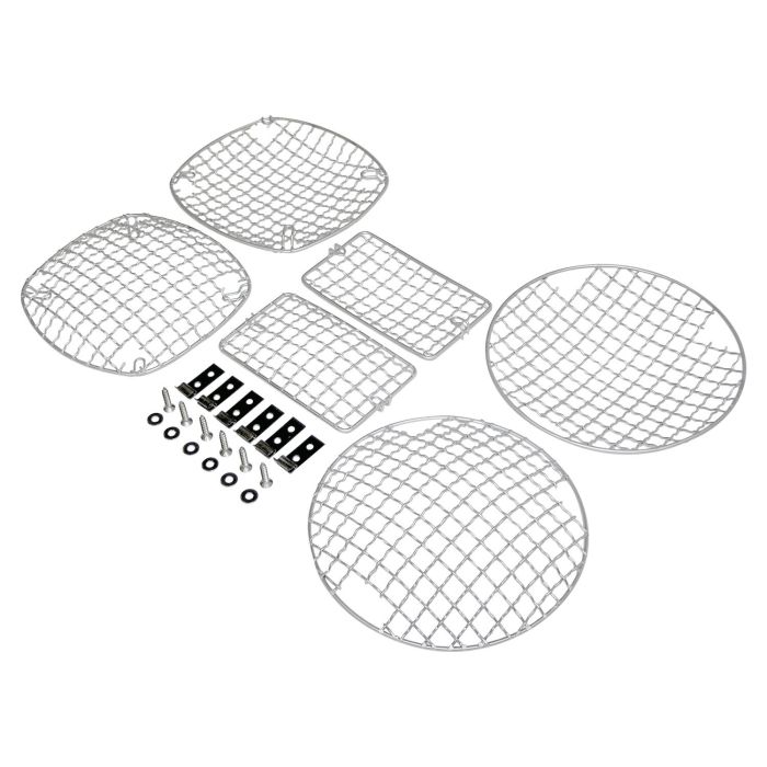 Crown Automotive  Mesh Light Guard Set for 97-06 Jeep Wrangler TJ & Unlimited
