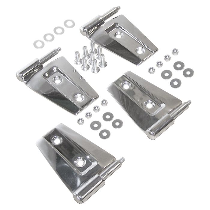 Crown Automotive  Stainless Steel Door Handle Set for 07-18 Jeep Wrangler JK