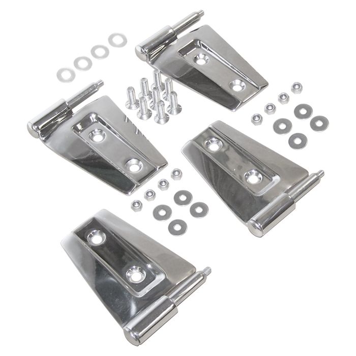 Crown Automotive  Stainless Steel Door Hinge Set for 07-18 Jeep Wrangler JK