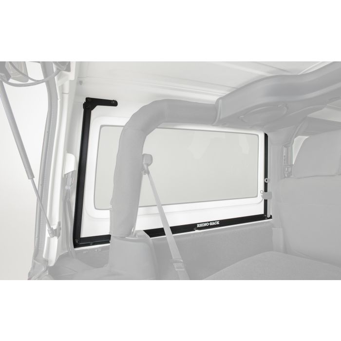 Rhino-Rack  Heavy Duty 2-Bar Backbone Roof Rack for 07-18 Jeep Wrangler JK Hardtop