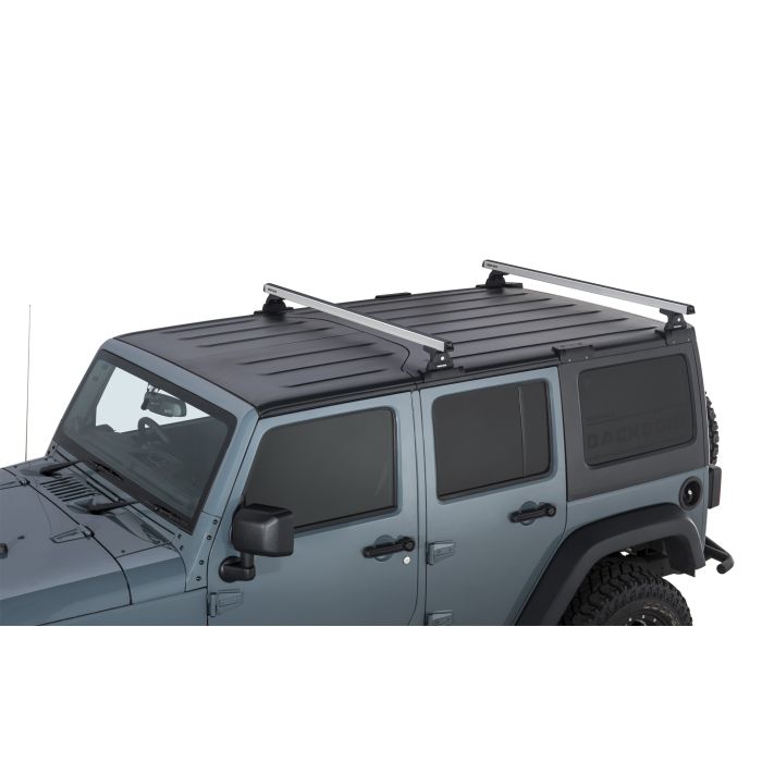 Rhino-Rack  Heavy Duty 2-Bar Backbone Roof Rack for 07-18 Jeep Wrangler Unlimited JK Hardtop