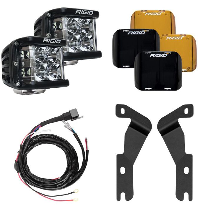 Rigid Industries 46707 D-SS Flood A-Pillar Light Kit for 16-23 Toyota Tacoma