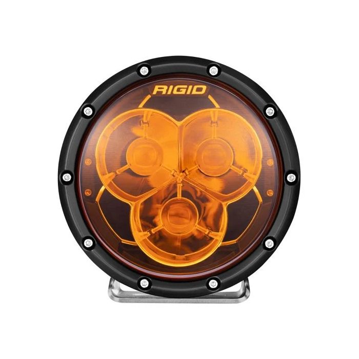 Rigid Industries 36212 6 Inch 360-Series Laser Amber PRO  with Precision Spot Optics and Amber Backlight