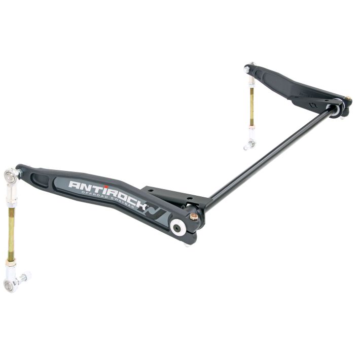 RockJock CE-9900JKF Front Anti-Rock Sway Bar Kit with Steel Mounts and Forged Arms for 07-18 Jeep Wrangler JK