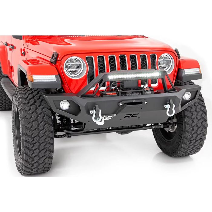 Rough Country 10585 Full Width Front Trail Bumper for 07-22 Jeep Wrangler JK, JL & Gladiator JT