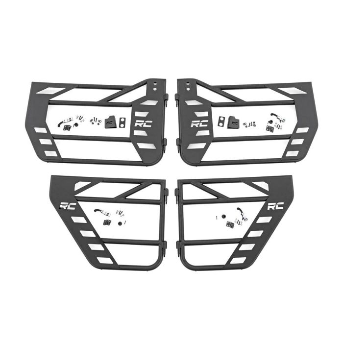 Rough Country 10588 Front & Rear Steel Tube Doors for 07-18 Jeep Wrangler Unlimited JK