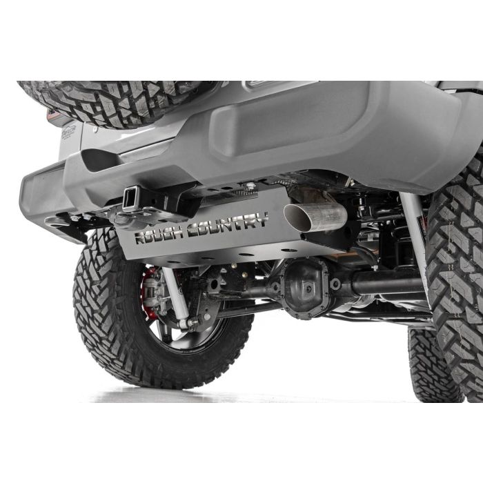 Rough Country 10599 Muffler Skid Plate for 18-20 Jeep Wrangler JL