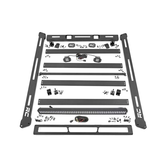 RC ROOF RACK SYST W/ BLK SER LED JL
