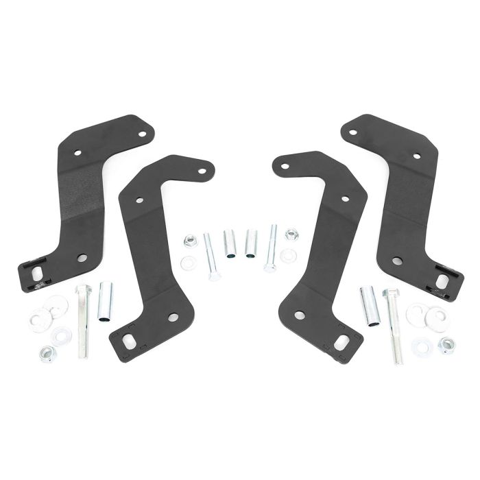 Rough Country 110602 Front Control Arm Relocation Kit for 18-20 Jeep Wrangler JL & Gladiator JT
