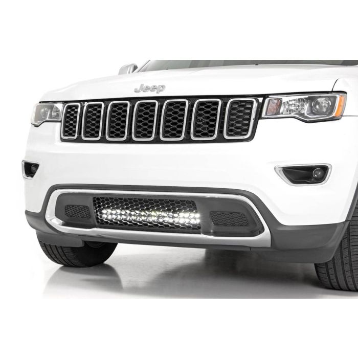 Rough Country  20in LED Light Bar with Bumper Mount Kit for 11-21 Jeep Grand Cherokee WK2