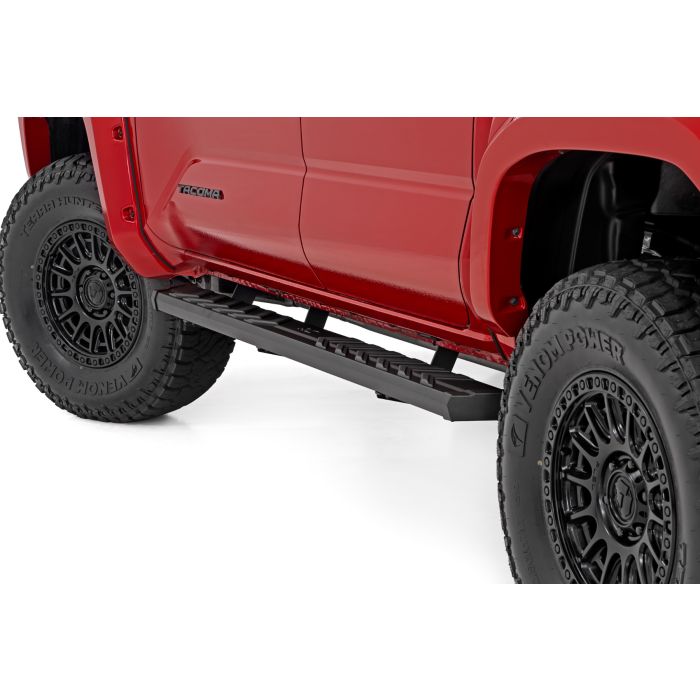 Rough Country 41013 BA2 Running Boards for 24-26 Toyota Tacoma Double Cab