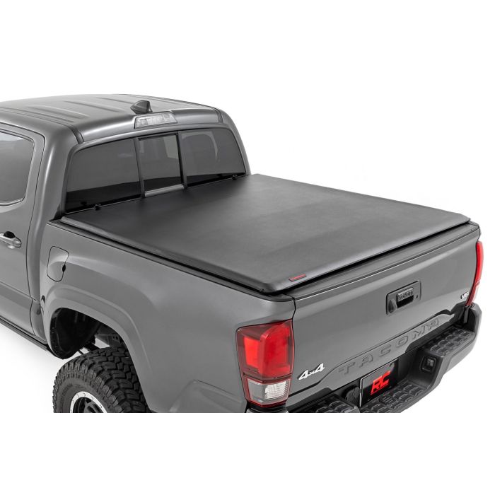 Rough Country 42716501 Soft Roll Up Bed Cover for 16-23 Toyota Tacoma with 5' Bed