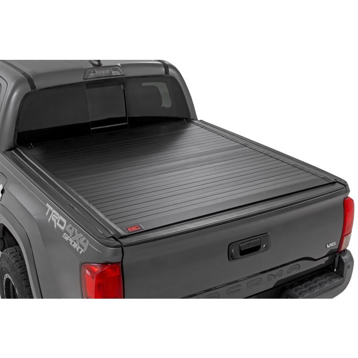 Rough Country 50420500 Hard Roll Up Bed Cover for 16-23 Toyota Tacoma with 5' Bed