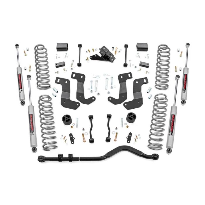 Rough Country 62930 3.5in Suspension Lift Kit with Control Arm Drop for 18-20 Jeep Wrangler JL 2-Door