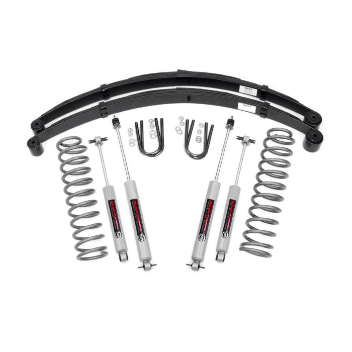 RC 3IN LIFT W/LEAF SPRINGS V2 SHOCKS XJ