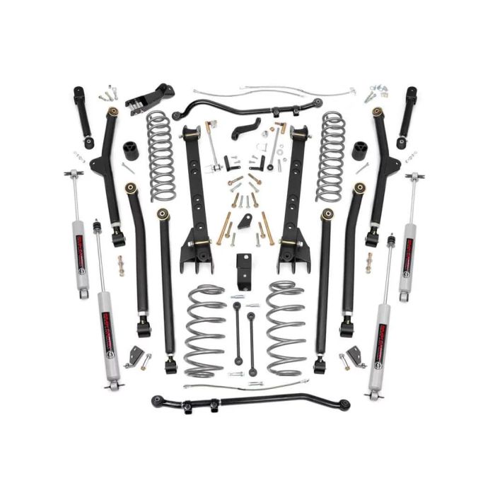 Rough Country 63122 6in Long Arm Suspension Lift Kit for 04-06 Jeep Wrangler Unlimited TJ