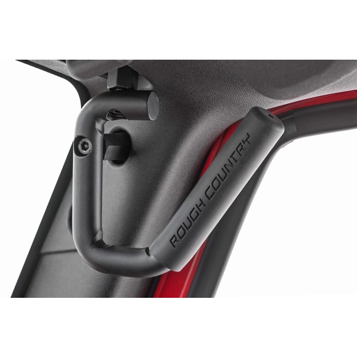 Rough Country  Solid Steel Front Grab Handles for 07-18 Jeep Wrangler JK