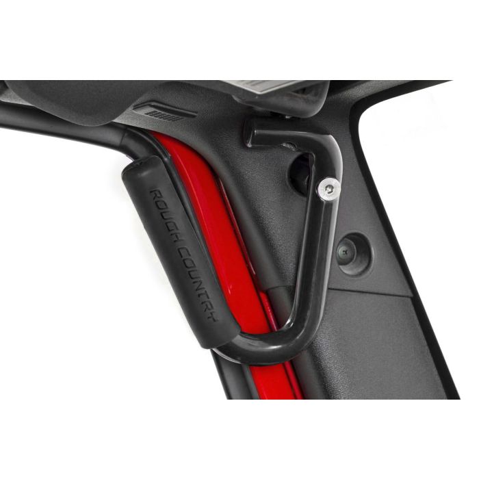 Rough Country  Solid Steel Front Grab Handles for 07-18 Jeep Wrangler JK