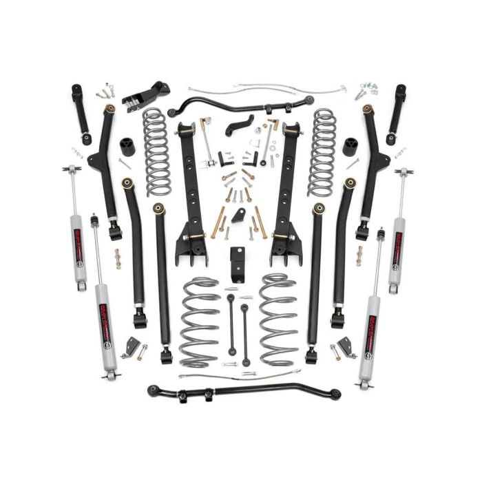 Rough Country 65922 6in Long Arm Suspension Lift Kit for 97-06 Jeep Wrangler TJ