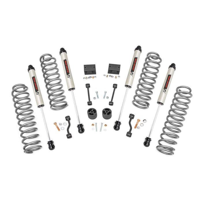 79770 - 2.5 In Lift Kit 2024 JLU Rubicon with V2 Monotube Shocks