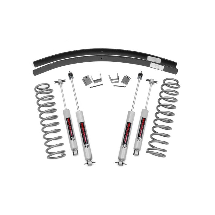 Rough Country  3in Add-a-Leaf Lift Kit for 84-01 Jeep Cherokee XJ