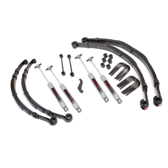 Rough Country 675-76-8130 4in Suspension Lift Kit for 76-81 Jeep CJ 