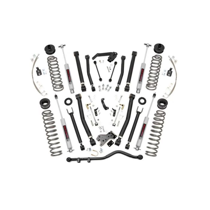 Rough Country 68422 6in X-Series Suspension and Spacer Lift Kit for 07-18 Jeep Wrangler JK