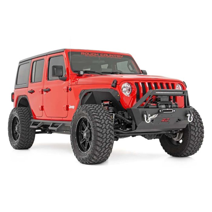 Rough Country  4in Long Arm Suspension Lift Kit for 18-23 Jeep Wrangler JL Unlimited
