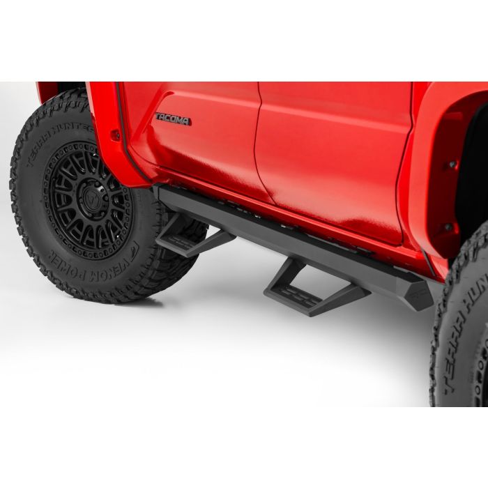 Rough Country 73003 SRL2 Adjustable Aluminum Steps for 24-26 Toyota Tacoma Double Cab