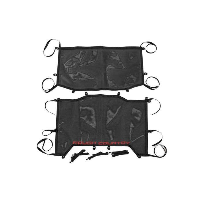 RC MESH BIKINI TOP PLUS BLACK JLU