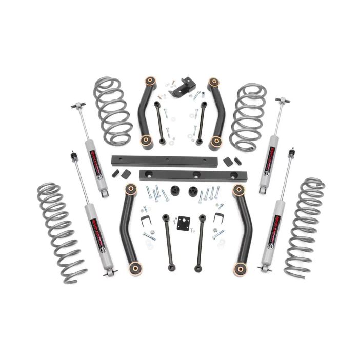 Rough Country  4in Suspension Lift Kit for 97-06 Jeep Wrangler TJ