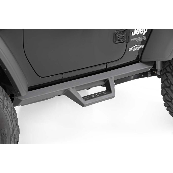 Rough Country 90761 Contoured Drop Steps for 18-20 Jeep Wrangler JL