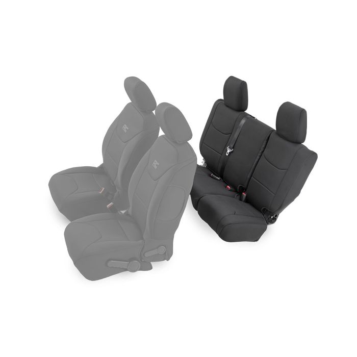 RC REAR SEAT COVERS BLK 13-18 JKU