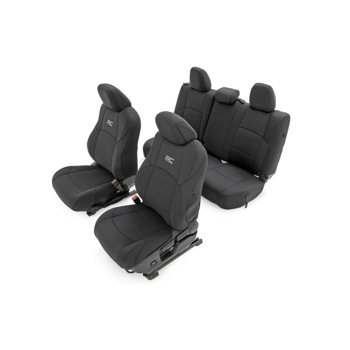 Rough Country 91062 Seat Covers Front & Rear for 24-26 Toyota Tacoma