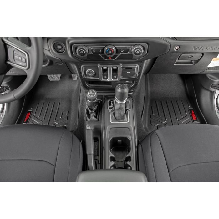 Rough Country  Front & Rear Heavy Duty Fitted Floor Mats for 2020 Jeep Gladiator JT