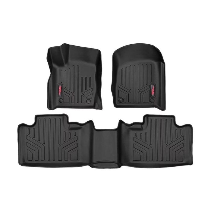 Rough Country  Front & Rear Heavy Duty Fitted Floor Mats for 13-20 Jeep Grand Cherokee WK2
